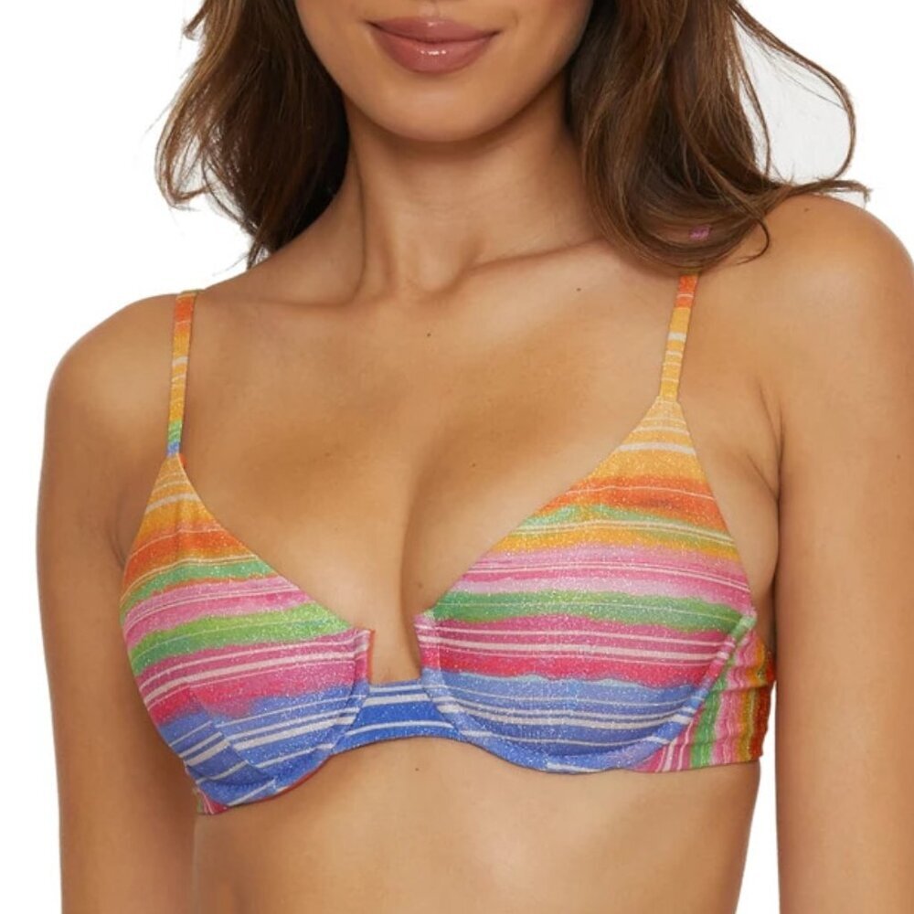 NWT Becca by Rebecca Virtue Emory Bralette Bikini Top Large L